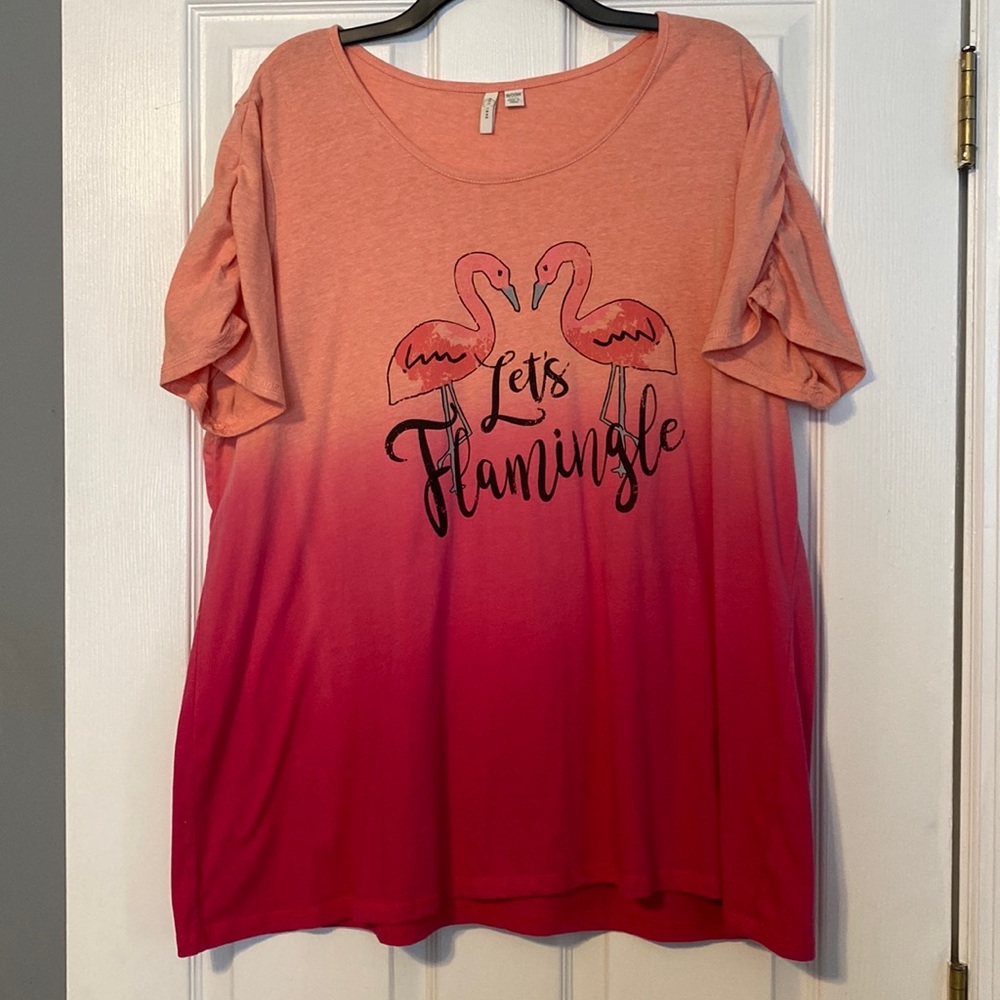 Let’s Flamingle Flamingo TShirt Plus